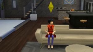The Sims 4 Машка слушает музыку