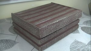 DIY : Превращение обувной коробки в шкатулку .