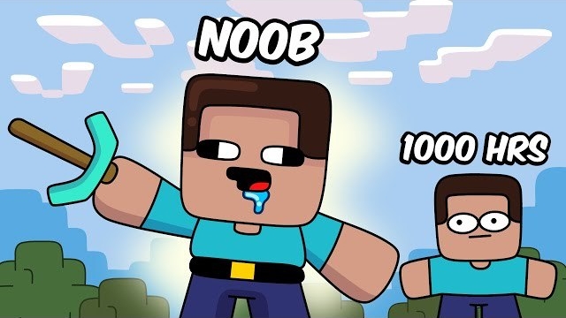 Minecraft пройден новичком! Анимация Майнкрафт смотреть онлайн