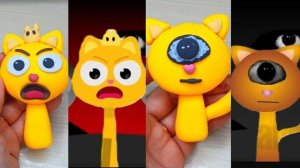 ДЕЛАЕМ СПРУНКИ НИНИМО (Pinkfong) ИЗ ВОЗДУШНОГО ПЛАСТИЛИНА /ФАЗЫ 3-4