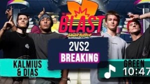 Kalmius & Dias vs GreenPanda I Top8 2vs2 Breaking I The Legits Blast 2025
