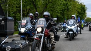 Колонна XI международного мотомарша «Дороги Победы - Кавказ кузница героев» прибыла в Нальчик