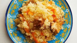 Насыщенный плов со свиными ребрами