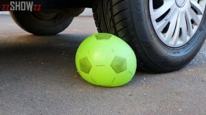 Experimento_ Orbeez VS Rueda de Coche _ APLASTANDO COSAS CON EL COCHE!