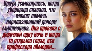 Истории из жизни Врачи усмехнулись, когда уборщица сказала, что может помочь