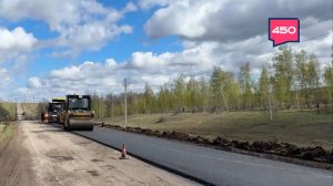Ремонт трассы в Сергиевском районе