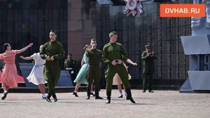 Масштабным концертом отметили хабаровчане прибытие Поезда Победы