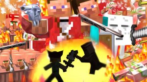 ПОДОЖДИ ЧТО Возвращение Стивов (Minecraft) V