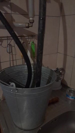 Слив воды из болера