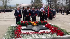 У МЕМОРИАЛА ПОБЕДЫ СОСТОЯЛАСЬ ТОРЖЕСТВЕННАЯ ЦЕРЕМОНИЯ ПРИНЯТИЯ ПРИСЯГИ