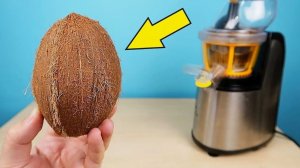 Можно ли выжать сок из Кокоса в Соковыжималке Бедная соковыжималка!