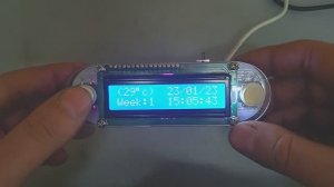 Часы с ЖК дисплеем из Китайского комплекта.