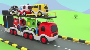 Цвета для детей с игрушечными уличными машинками - Коллекция видеороликов о цветах для детей