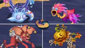 Остров Странников - Все Монстры, Песни и Анимации Волна 7 (My Singing Monsters, Мои Поющие Монстры)