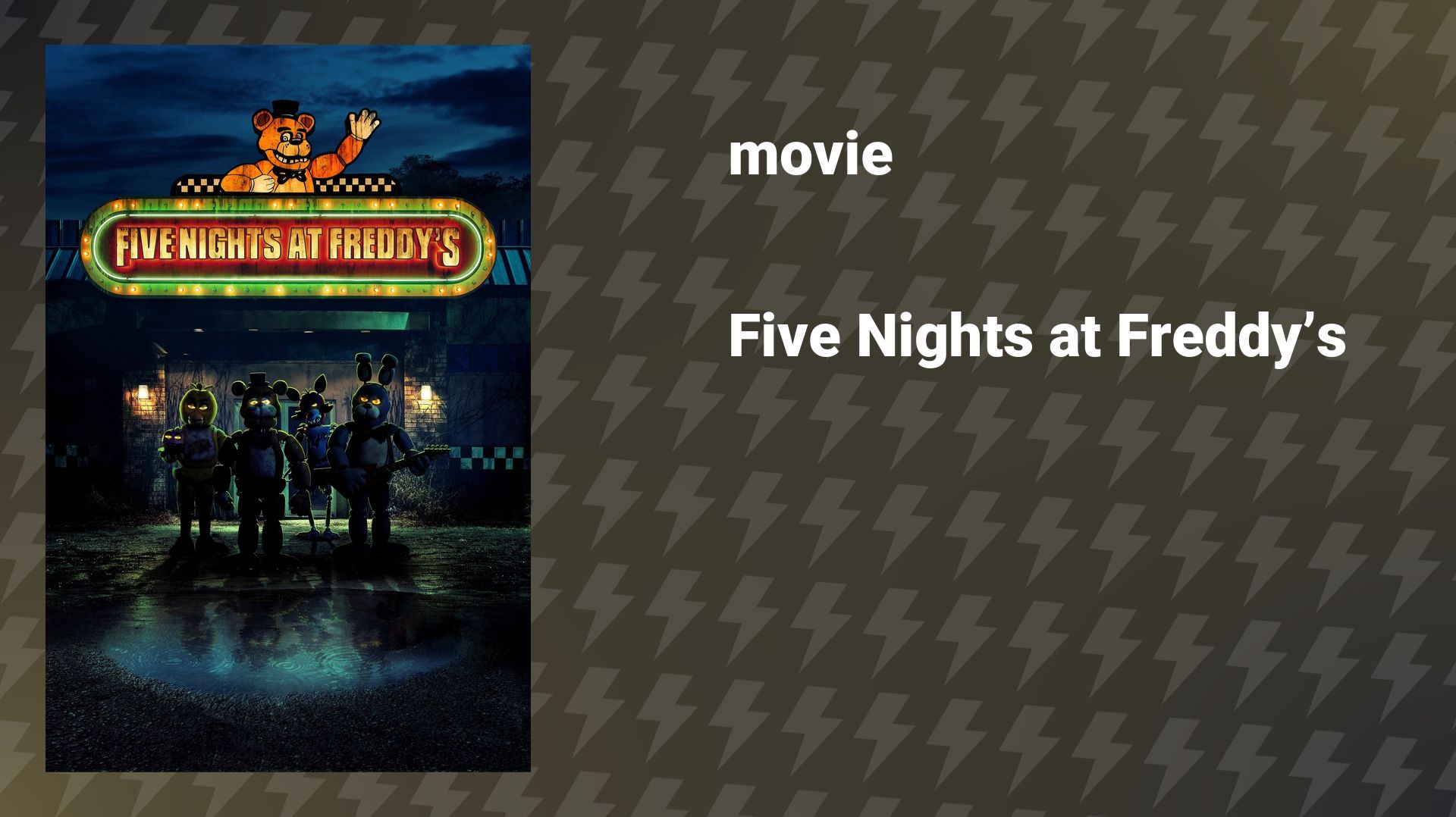 Five Nights at Freddy’s (movie, 2023) смотреть онлайн