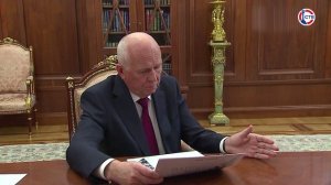 Владимир Путин встретился с главой госкорпорации «Ростех» Сергеем Чемезовым