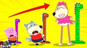 Кто выше# - Люси хочет быть выше!! # Мультфильм Для Детей # Повседневная история ребенка