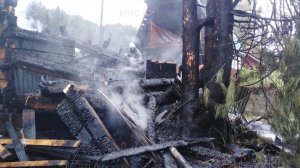 Пожарные ликвидировали природный пожар в селе Артыбаш в Алтайском крае