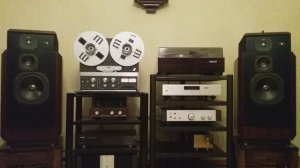 Revox B77 MKII. Denon DP-59L. Ortofon MC Rondo. EAR 834P Deluxe. Rotel RA-1060. Revox Agora B MKII.