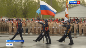 Митинг в честь Дня Победы провели на Шиловском полигоне под Новосибирском