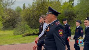 В Ростове-на-Дону полицейские,общественники,учащиеся «полицейских классов«почтили память жертв войны