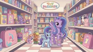 MyLittlePony. Пони хулиганят в магазине