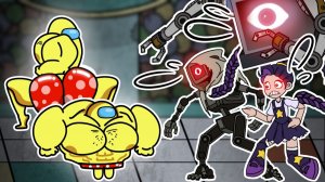 Персонажи Поппи Плейтайм 5 vs ГОСТБАСТЕРС! АМОНГУС Анимация!