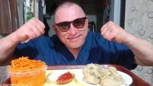 мукбанг/вкусняшки/Манты домашние/