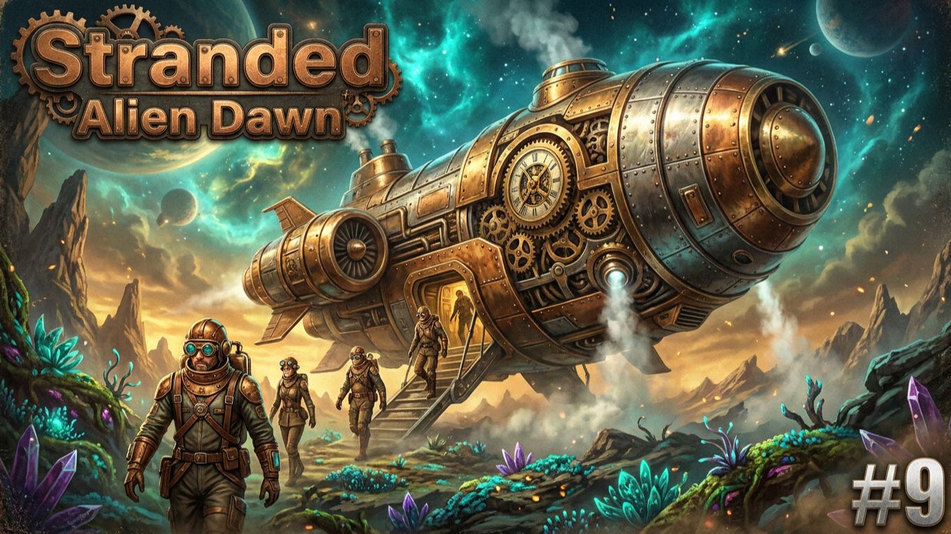 Stranded Alien Dawn - Халявные жители или строю большой дом\Эпизод 9