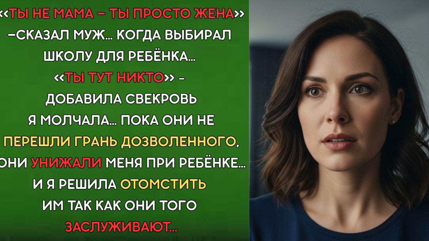 “ТЫ НЕ РЕШАЕШЬ НИЧЕГО” — сказал он при всех… но он не знал правды