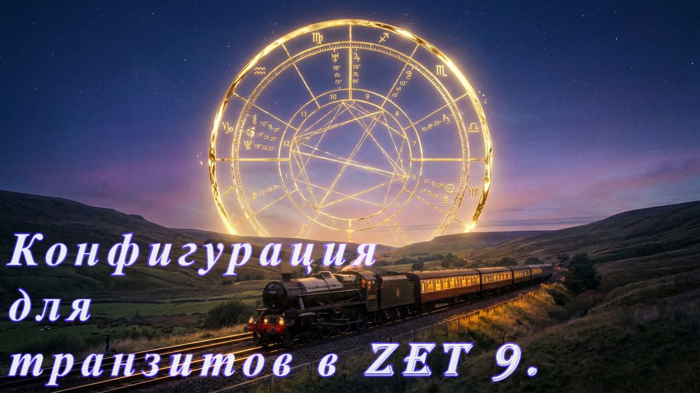 Пошаговое создание конфигурации для транзитов в Zet 9.
