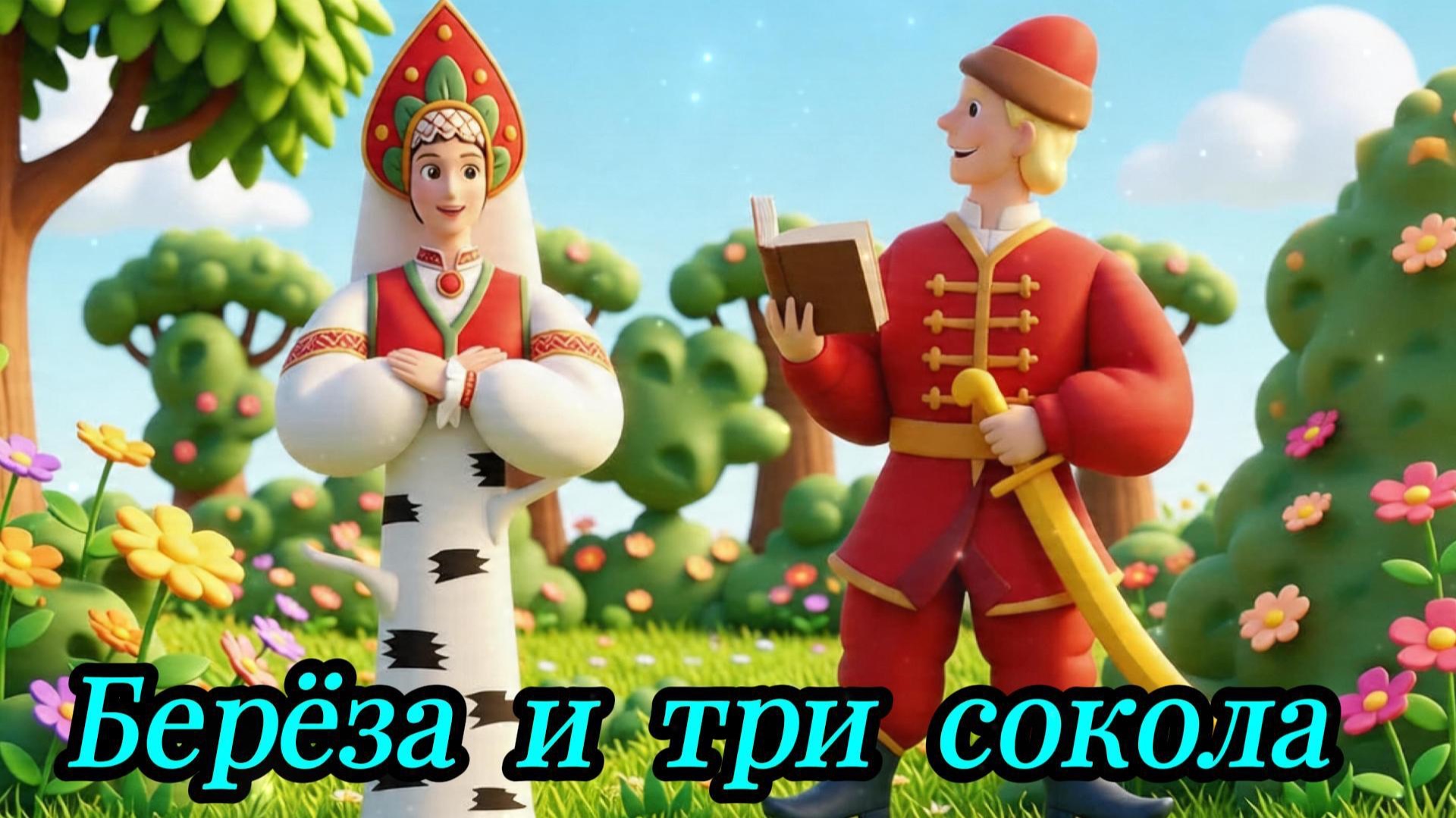 Берёза и три сокола - Русская народная сказка | Сказка для детей | Добрые сказки | Слушать онлайн