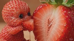 Фруктовые малыши едят еду 🍎🍊👶 Невероятно приятное ASMR с искусственным интеллектом