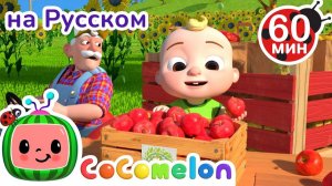 Дети на Ферме🍎🍏 # Сборник 1 Час # CoComelon на русском — Детские песенки