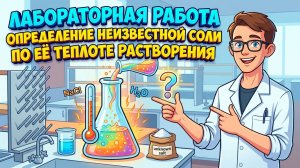 Лабораторная работа. Определение неизвестной соли по ее теплоте расстворения