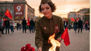 Май 1945 -го! С праздником Победы! Роскошная музыкальная открытка.