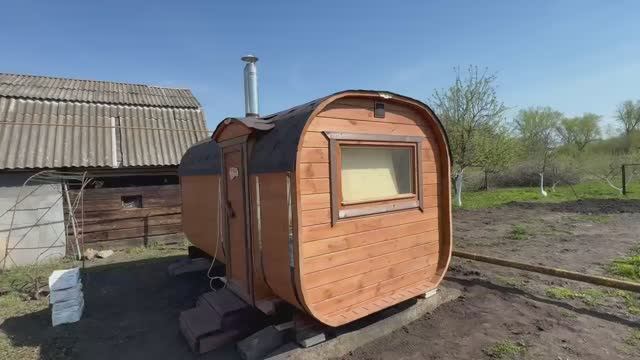 Баня бочка 