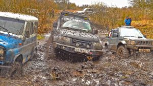 Никто не проехал это место! Toyota 4runner, уаз, нива, suzuki jimny!