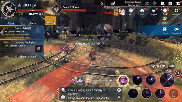 Aura Kingdom 2 Boss №27 Demonic Bones