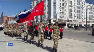 В Уфе в сквере имени Мустая Карима состоялся «Парад для ветерана», посвященный Дню Победы