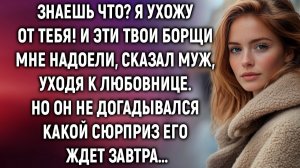 Знаешь что# Я ухожу от тебя! И эти твои борщи мне надоели. Но он не догадывался какой сюрприз…