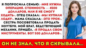 Тебе 28, будь взрослым, — сказал отец, когда я попросил 4 500 долларов — он даже не подозревал, что