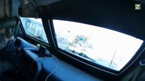 СВО бронемашина Козак 7 ВСУ с бойцами заехали по ощибке на позиции РФ
