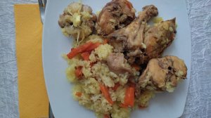 Ароматный плов из кролика