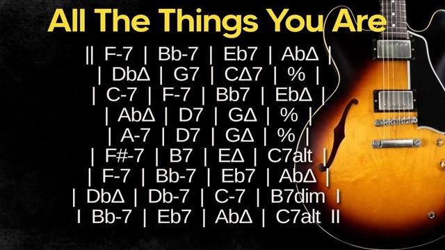 All The Things You Are - Джазовая минусовка (Играйте вместе с практикой)