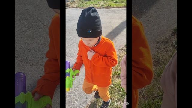 Мои весёлые выходные с внуками. Отдыхаем на даче у сына.