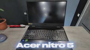 Ноутбук Acer Nitro 5 i5-12450H / RTX 4060