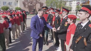 В Серпухове накануне Дня Победы в ряды юнармии вступили 80 ребят