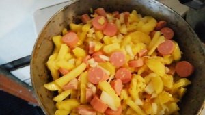 Жареная картошечка.