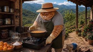 Абрикосовая каша от Котика